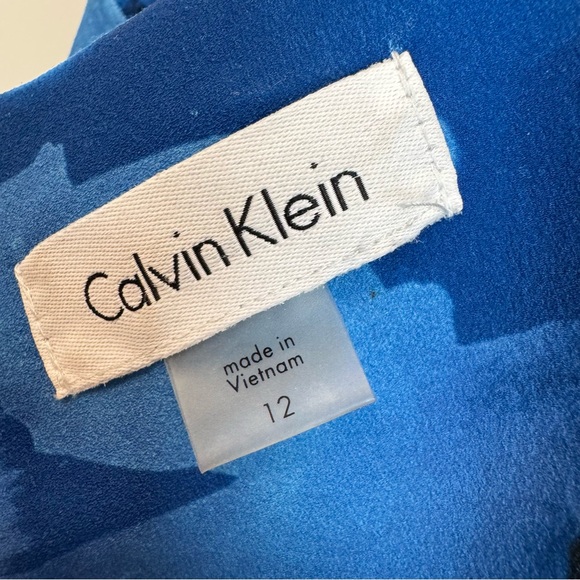 Calvin Klein Floral Sheath Dress Spring Summer Short Sleeve Formal Wedding 12 - Picture 4 of 5